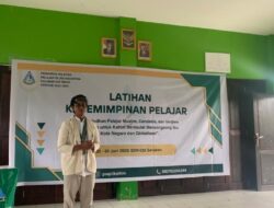 Adakan Latihan Kepemimpinan Pelajar Paser, PII Kaltim : Penting Pengembangan Karakter dan Jiwa Pemimpin Bagi Pelajar